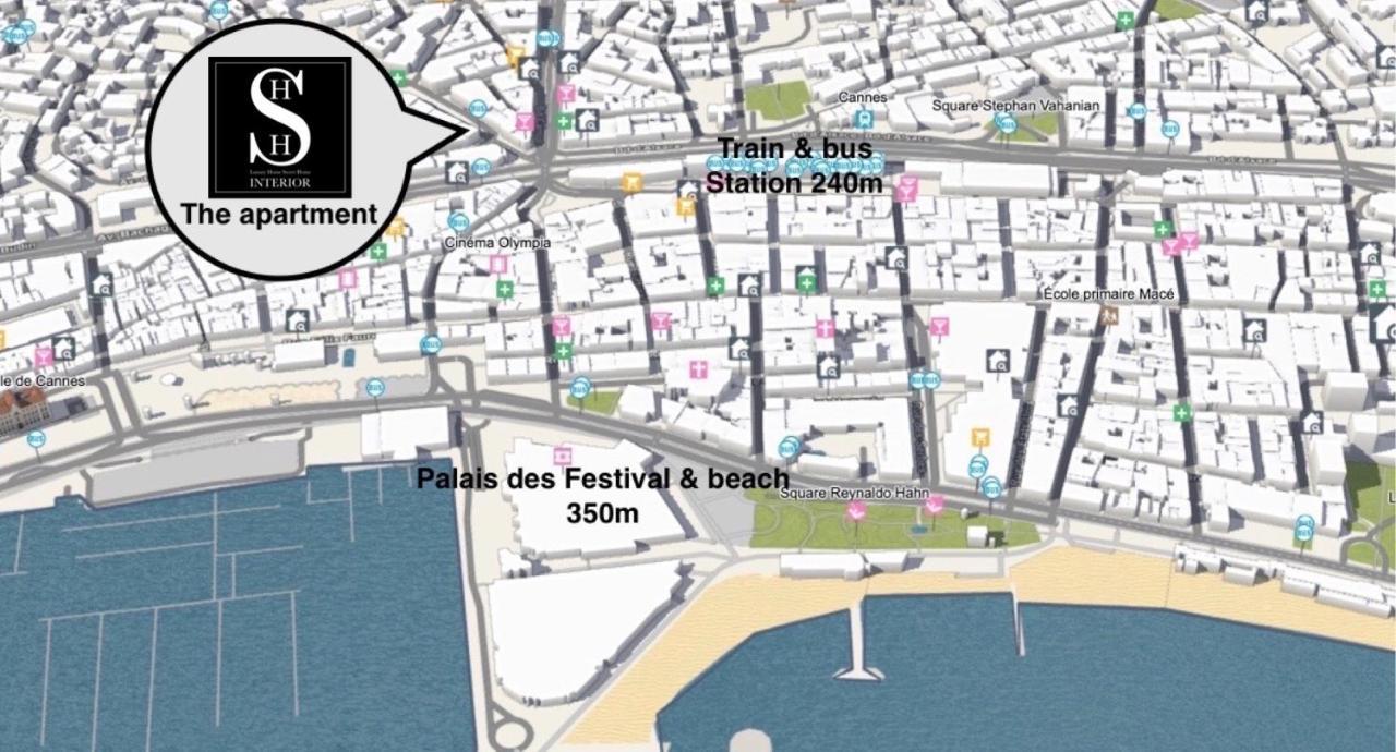Appartement A 2 pas de la croisette à Cannes Extérieur photo
